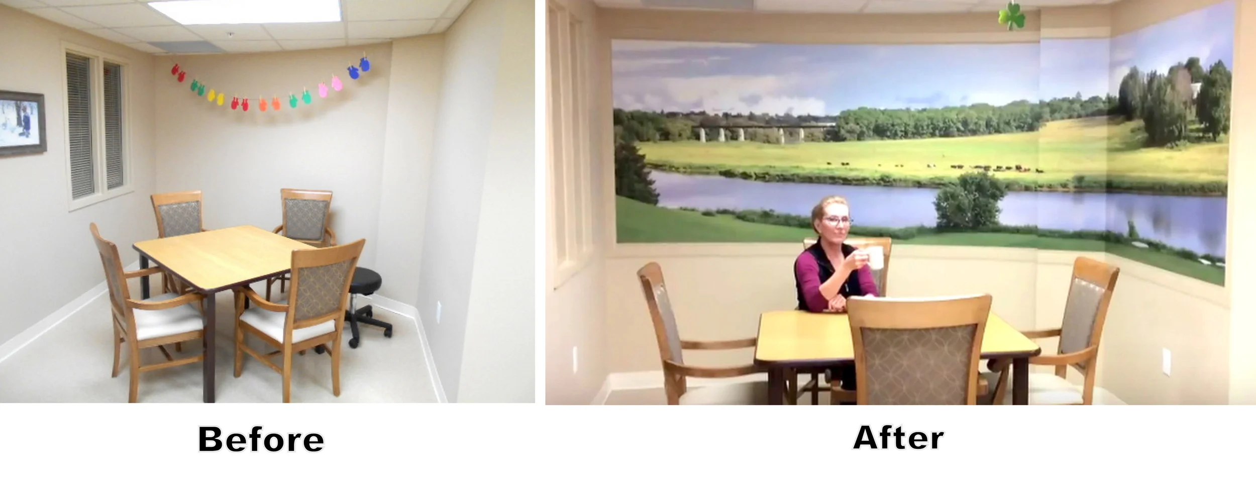 Solution: Making a sitting area more of an attraction