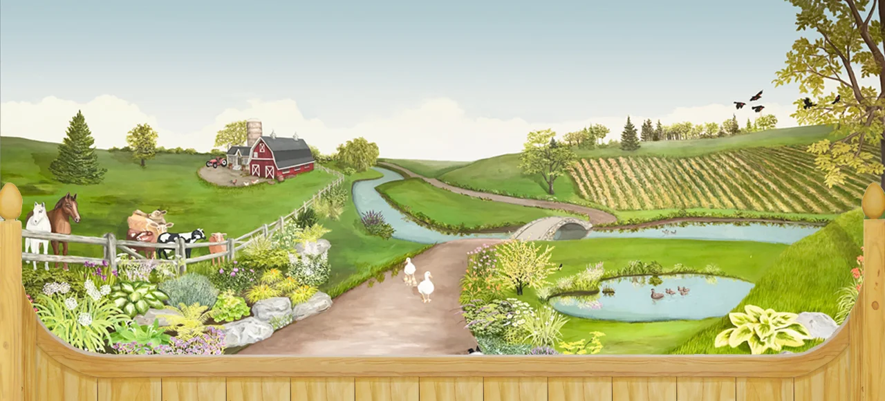 Farmyard scene