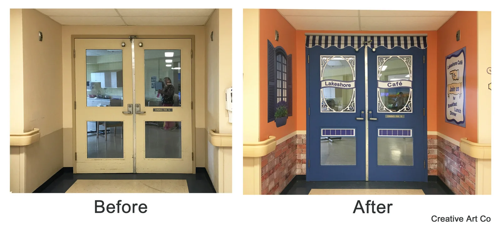 Dining Room Entrance Memory Care