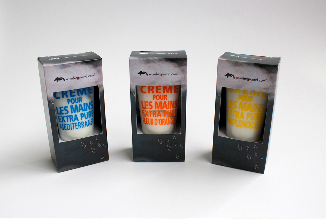 Hand cream with custom box