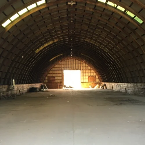 Barn is empty and ready for construction