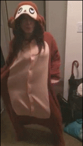 She danced, like a monkey oughta dance.