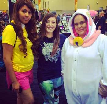 Camilla before a con
