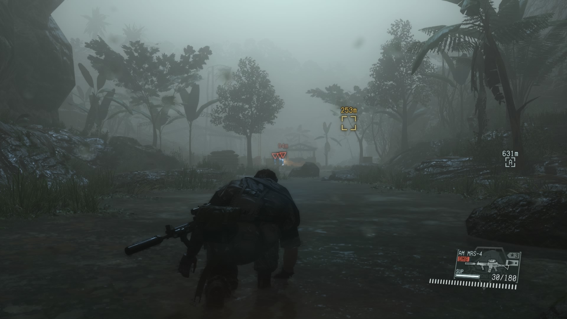 Another shot from MGS. Atmosphere is so important with adventure type games, its half the reason im still playing them. Im all 'Fuck this game, but look at how good it looks.' Look at how far we've come in only maybe 15 or so years. We use to use fog as a smokescreen for limited graphics processing. Now we put it there just cuz it looks cool. But fuck this game, read more about that here
