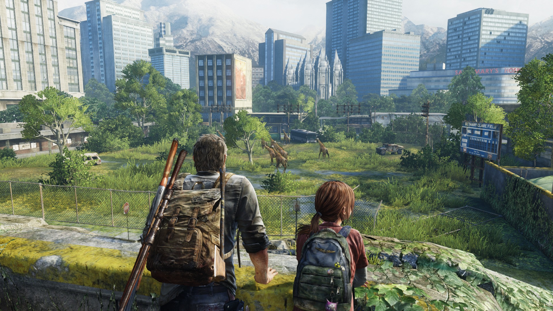 The moment was so profound for me that when the characters leaned on the ledge and took in the view and so did i. Until the Giraffes left. I dunno what came over me, i just sat there reflecting i guess. Natures amazing and resilient and there are some beautiful things in this world worth protecting. 
