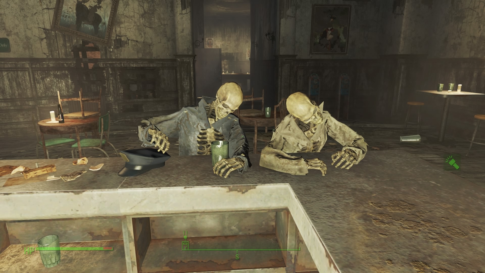 Even Cliff and Norm are assuming their positions at the bar...amazing Bethesda, nerdy but amazing.