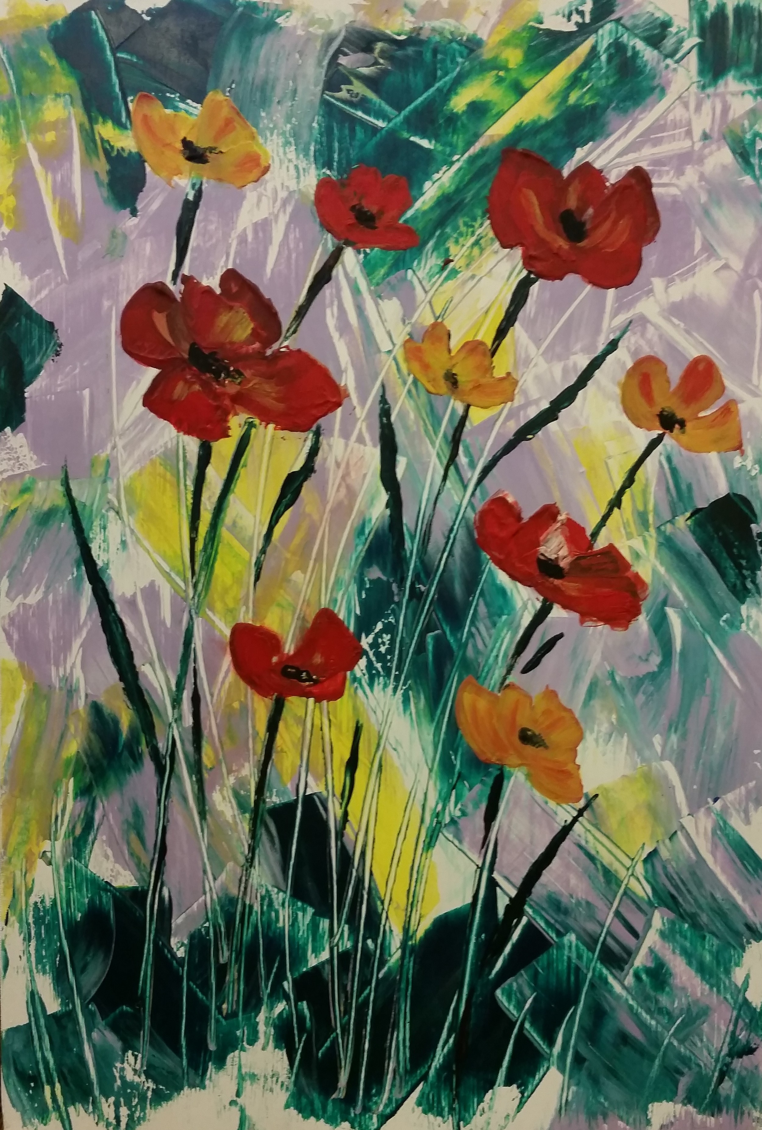  Acrylic Flowers 