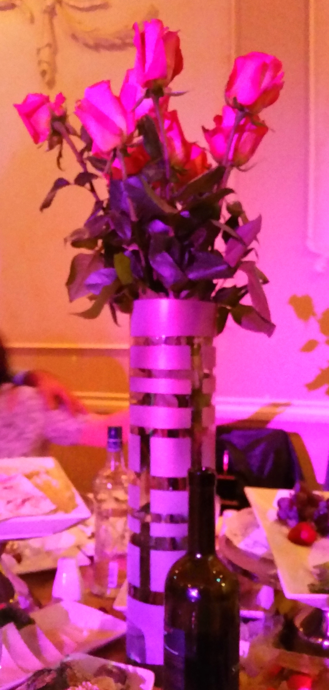 Tall rose vase