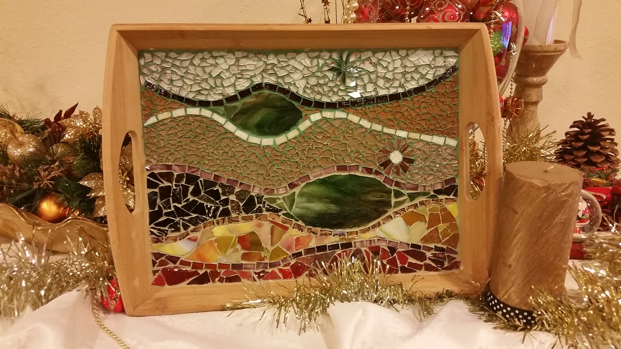 Mosaic tray