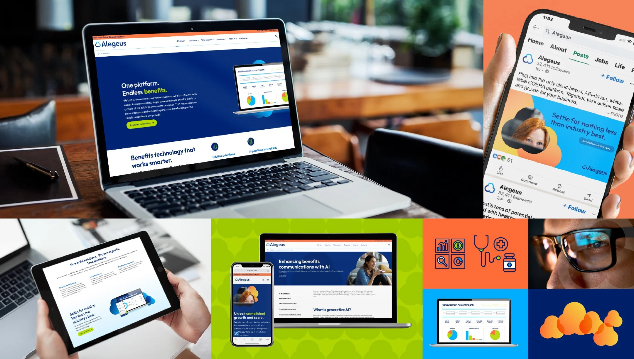 Alegeus Rebrand and Website