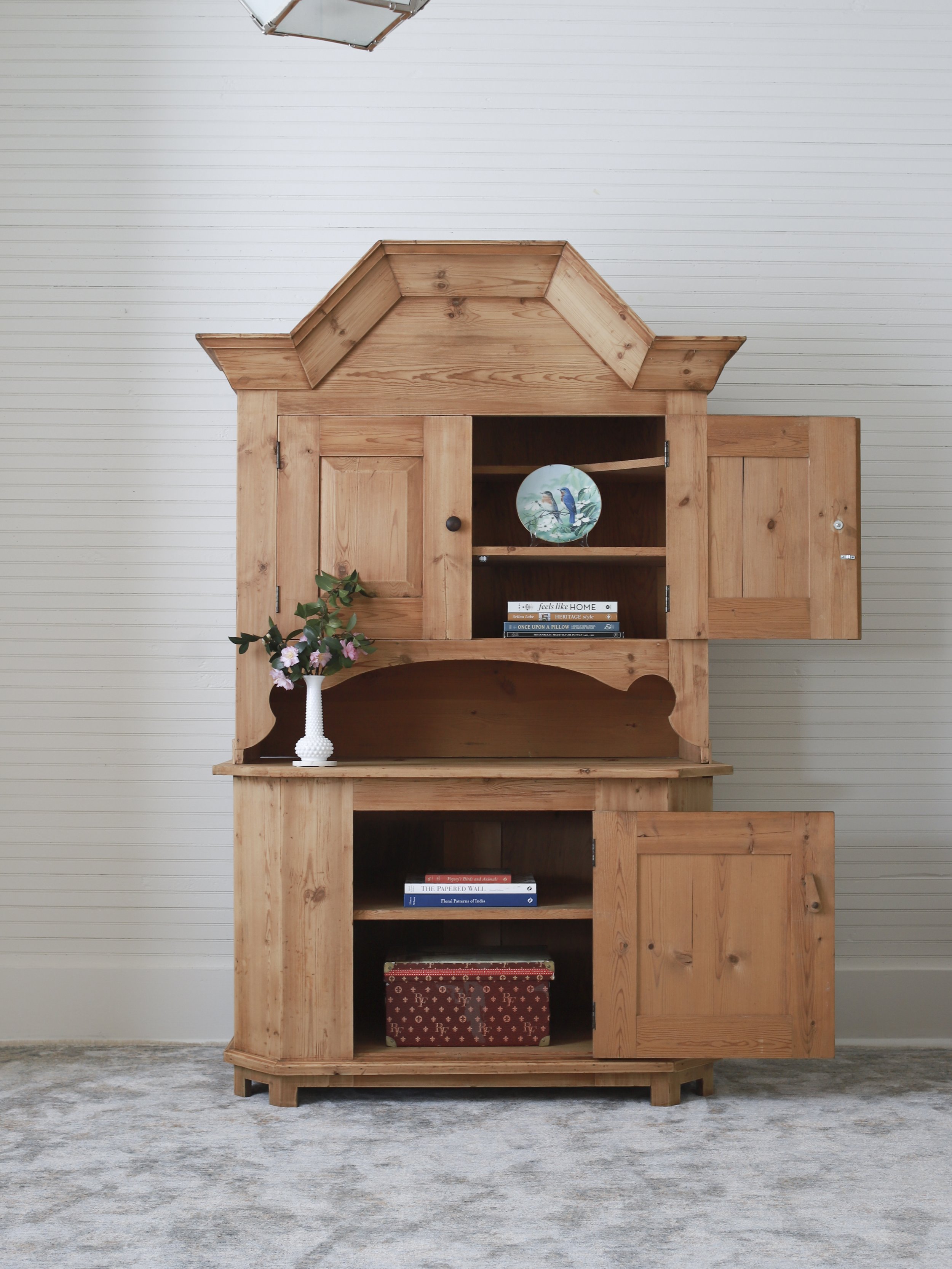 Swedish Primitive Pine Hutch-06.jpg