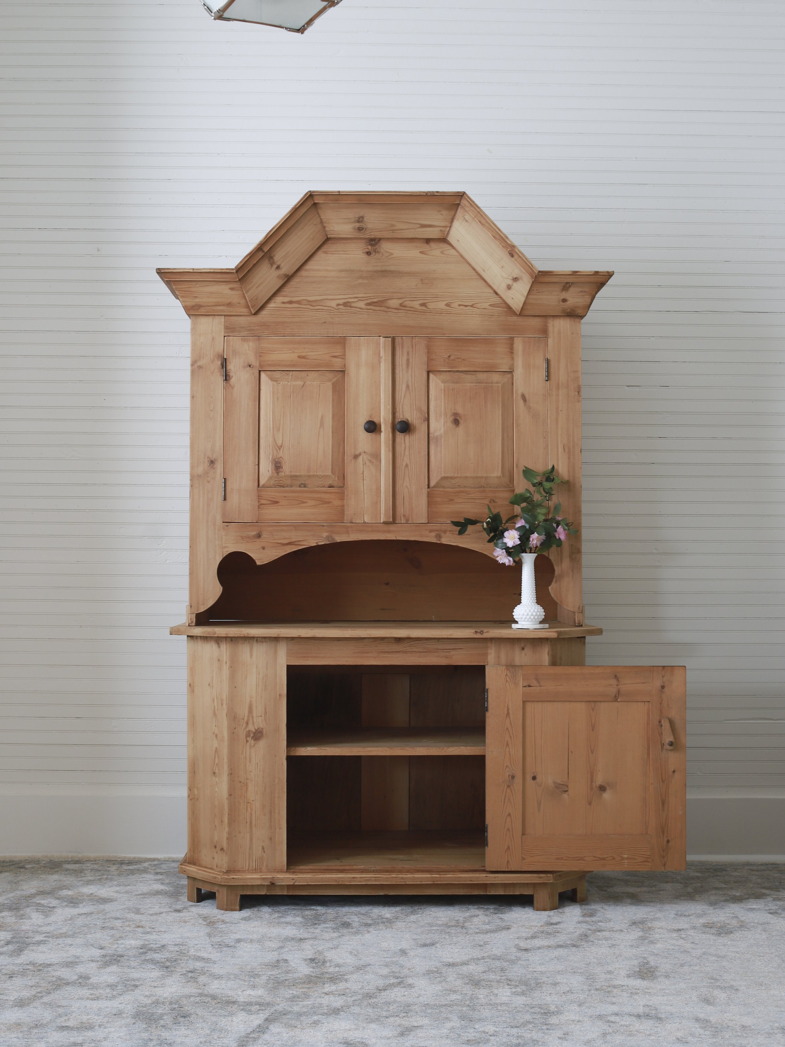 Swedish Primitive Pine Hutch-09.jpg