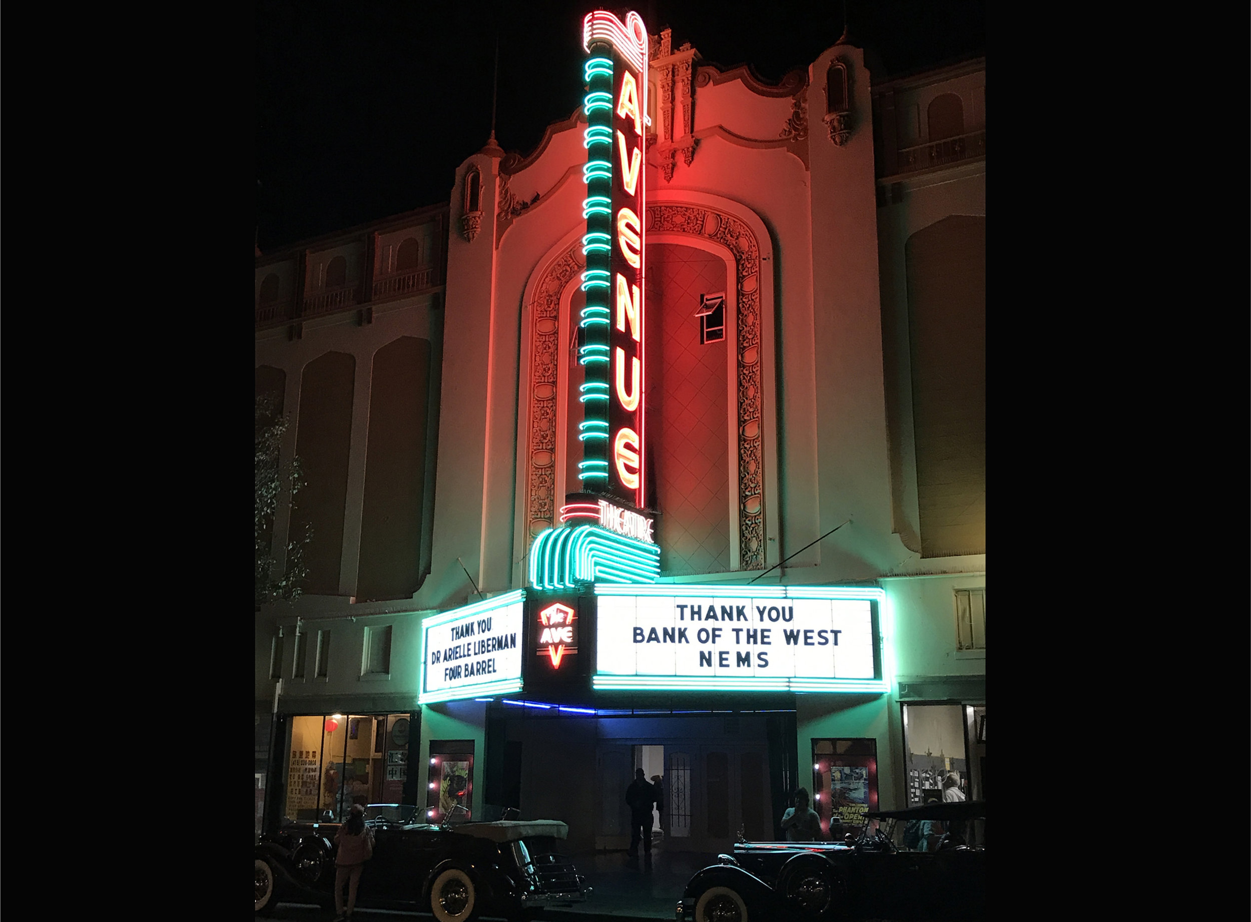 avenue theater san francisco, california. architect for the façade renovation of the historic avenue theater, in collaboration with the city of san francisco, the portola neighborhood association and countless volunteers, community members and c