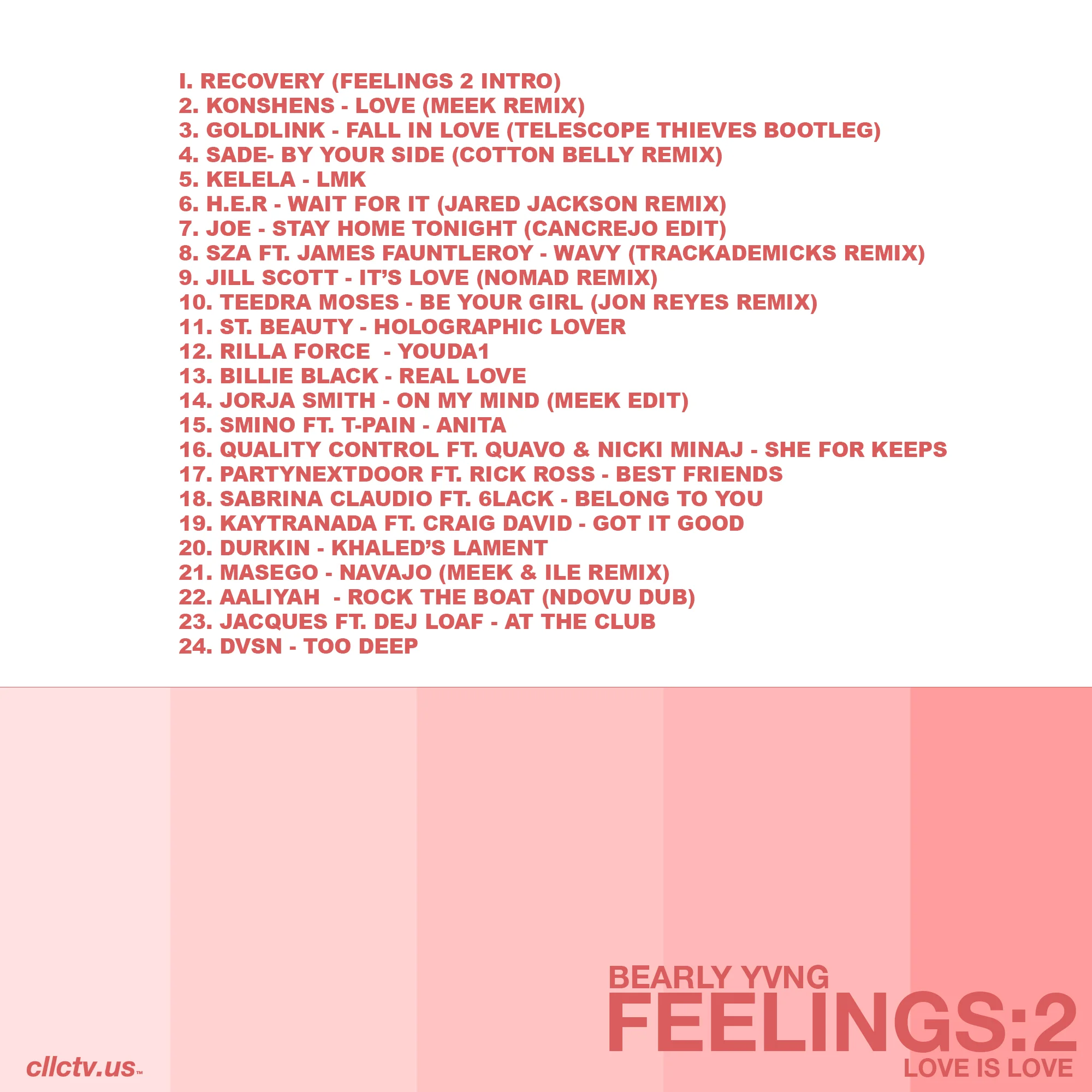 Stream or Download Feelings II: Love is Love here: https://www.mixcloud.com/cllctvus/bearly-yvng-feelings-2-love-is-love/ Be sure to check out Feelings 2: Love is Love as well as past live sets from the Wave on our Mixcloud account. Connect with us on Social Media (Twitter, Instagram, Mixcloud) @CLLCTV.US #CLLCTVUS #THEWAVEBOSTON