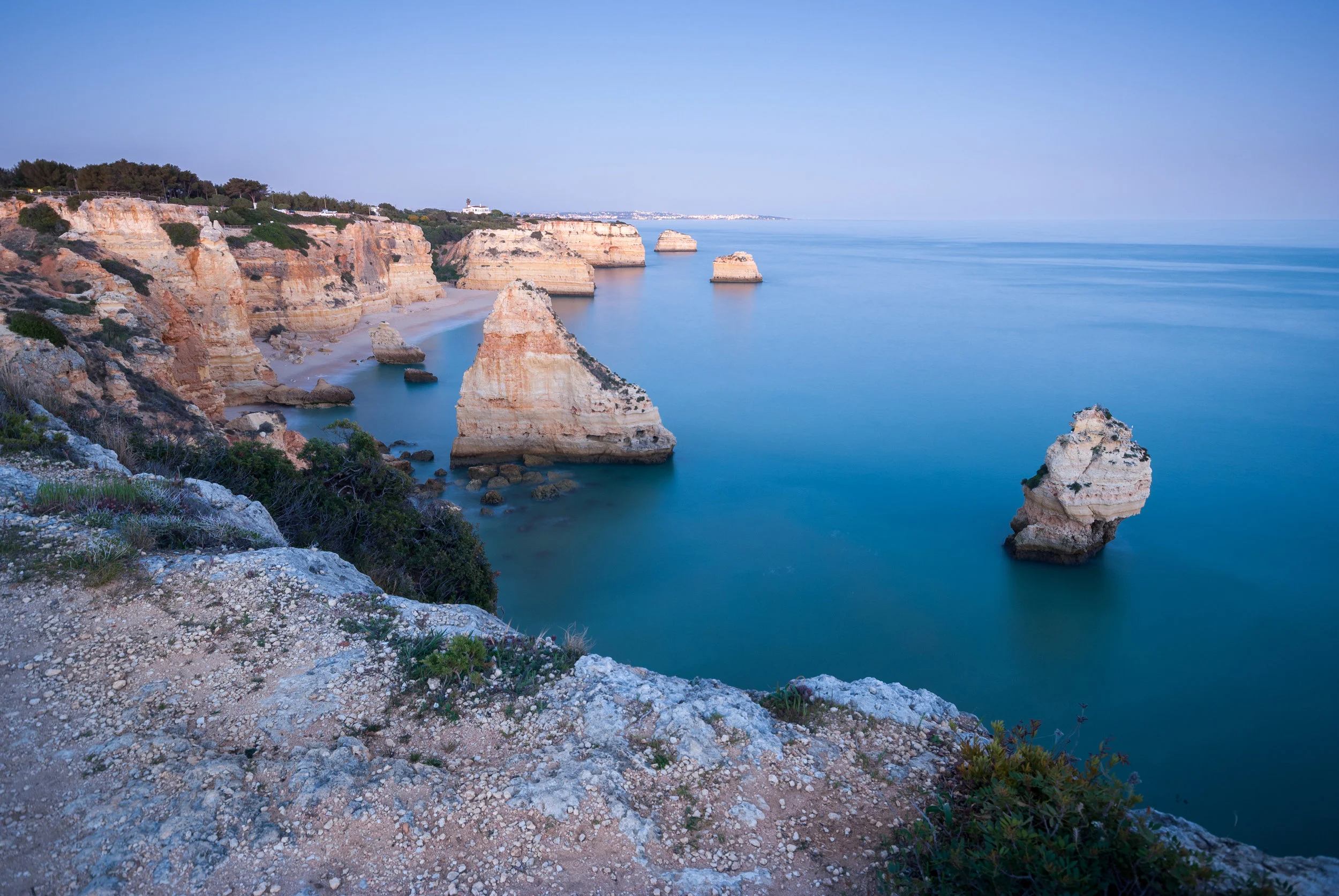 Blue hour at Lagos Portugal