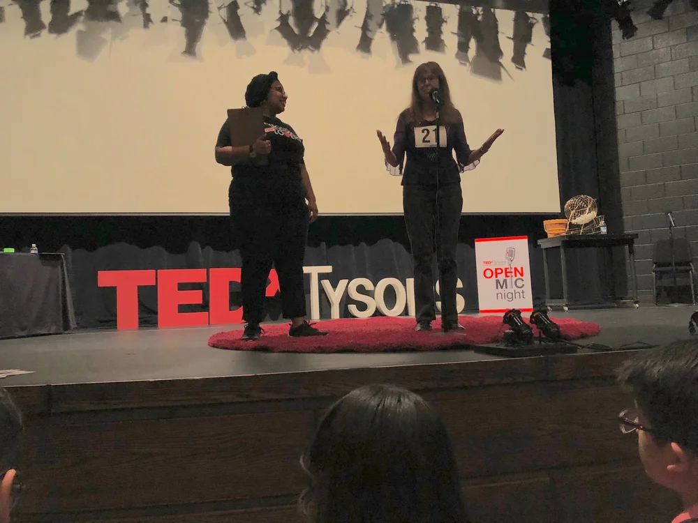 Bernstein at Tedx Tysons Event Speaking About Health Benefits of Synchronous Movement