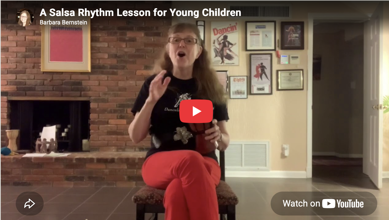 Salsa Rhythm Lesson for Young Children