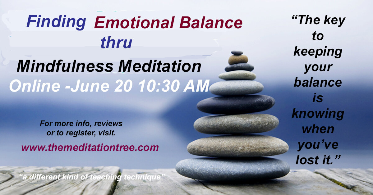 Finding Balance in times of Grief