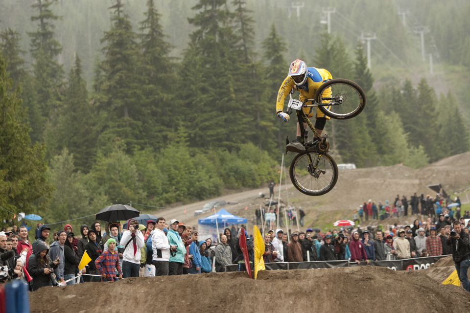 Kyle Strait throwing down this 1 foot table after Michal Marosi crashed out