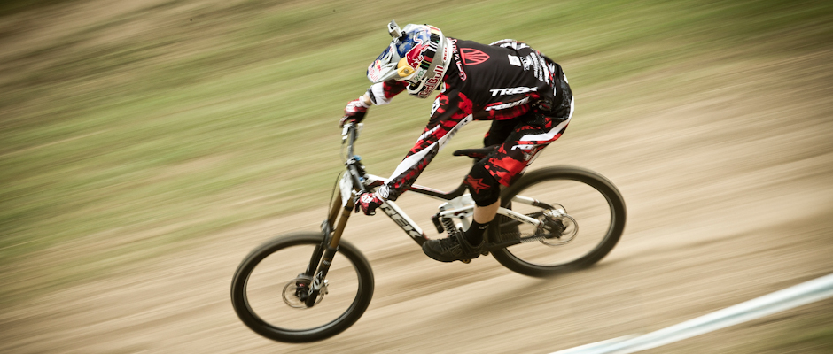Aaron Gwin, during Val Di Sole UCI MTB World Cup, Italy. Downhill Round 2.