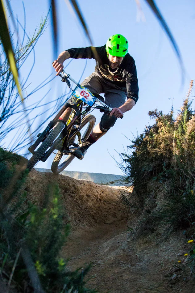 Ben Stephens knows that you stay out of the ruts to be quick.