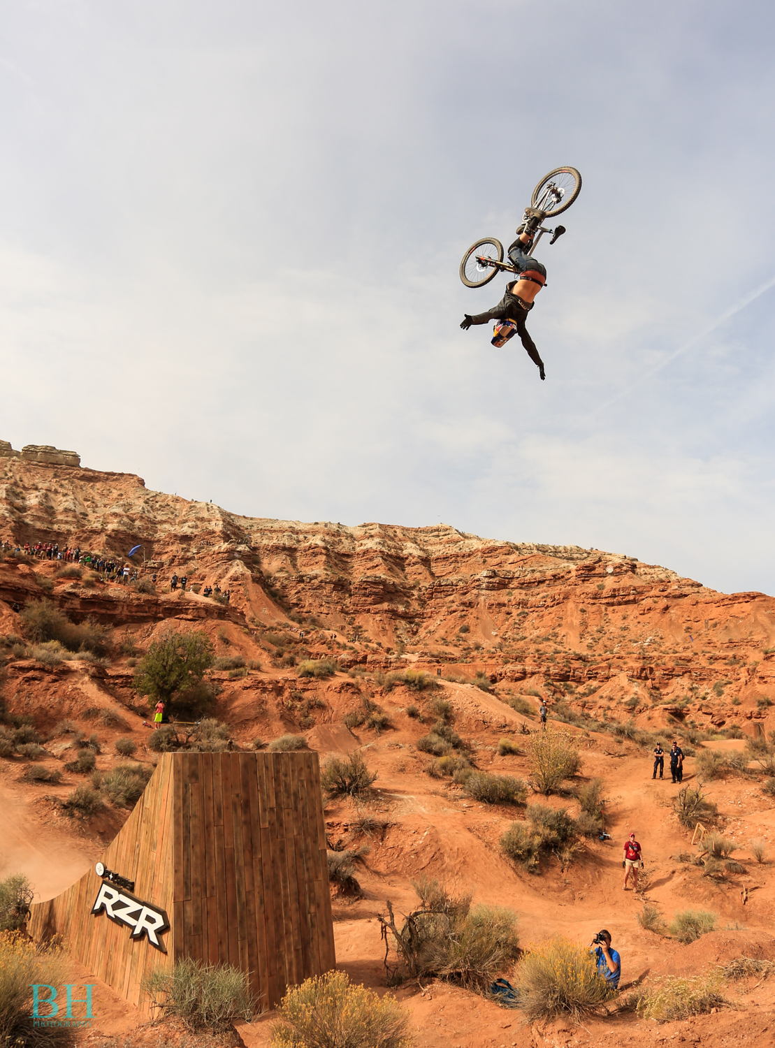 Thomas Genon, on the RZR gap which was used for the biggest tricks including a double backflip and loads of other huge flips
