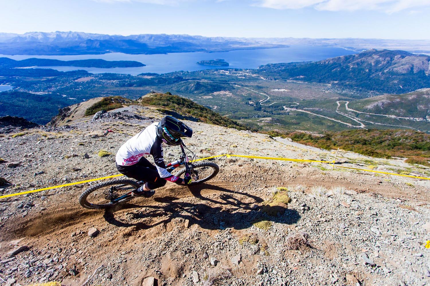 &nbsp;Incredible panoramic view at the top of stage street. &nbsp;  Photo: Lapierre- Jeremie Reuiller