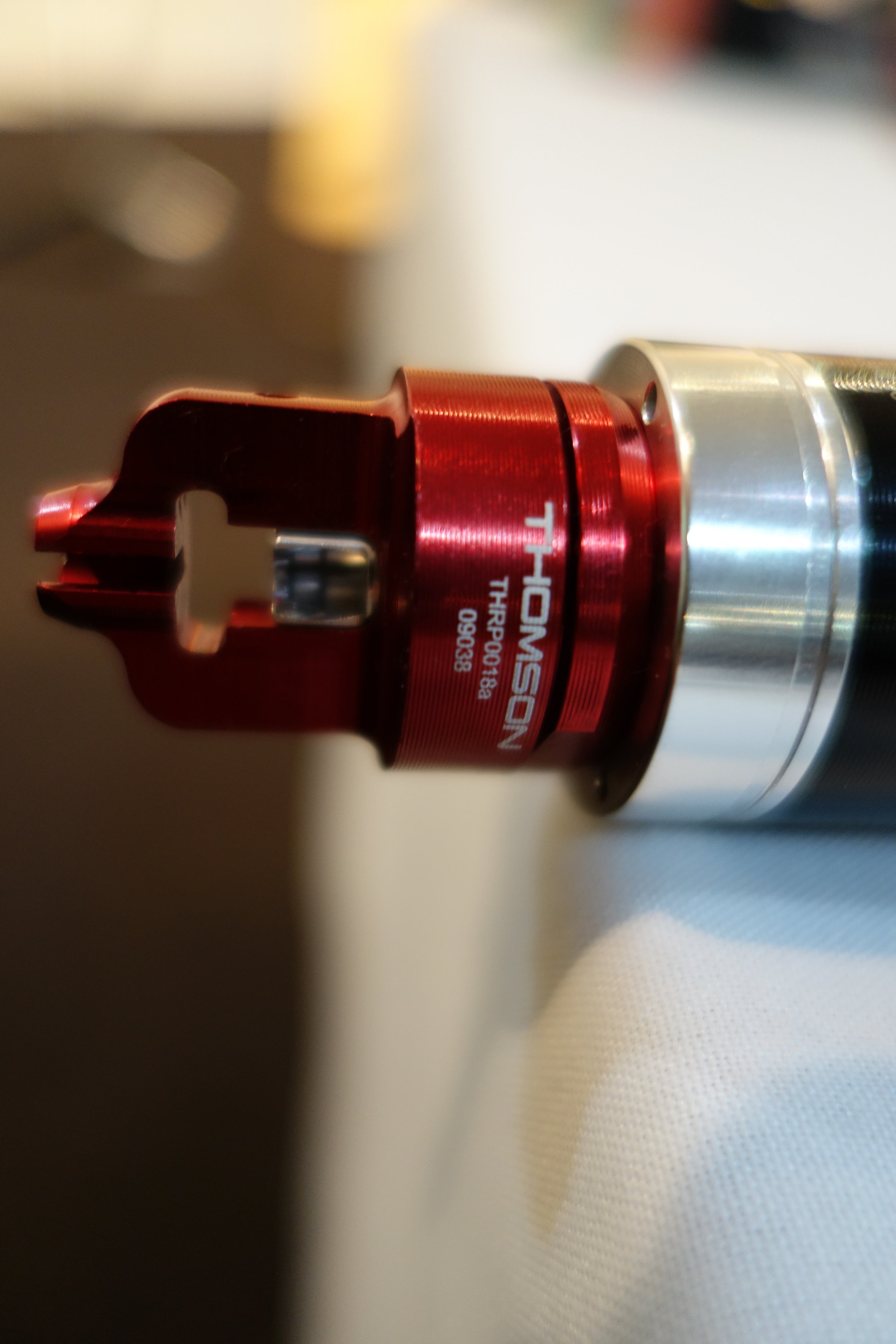 The hidden end of the super smooth Thomson Covert dropper. All Class.