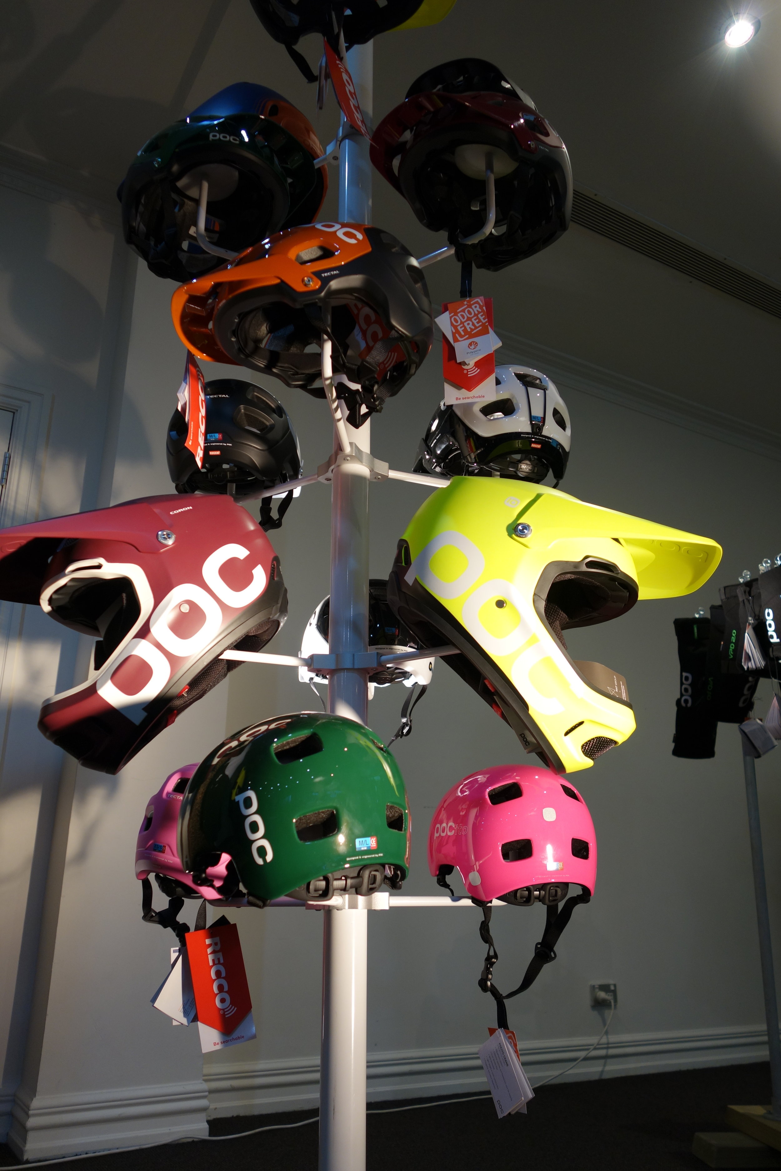 Some new colours in the POC helmet lineup