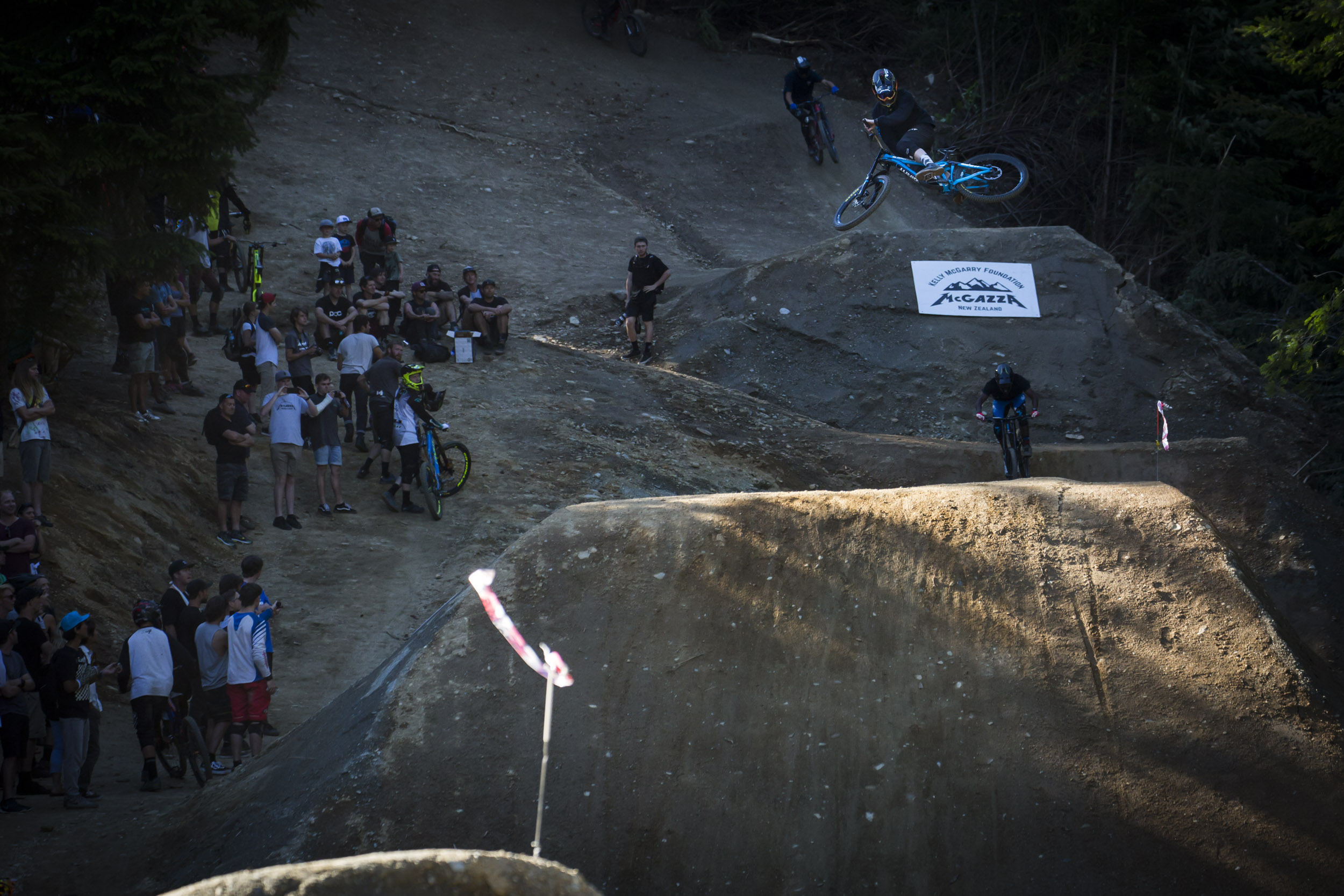 Laying it down for the Kiwis, local Queenstown ripper Joel 'Runga' Tunbridge with whip #3