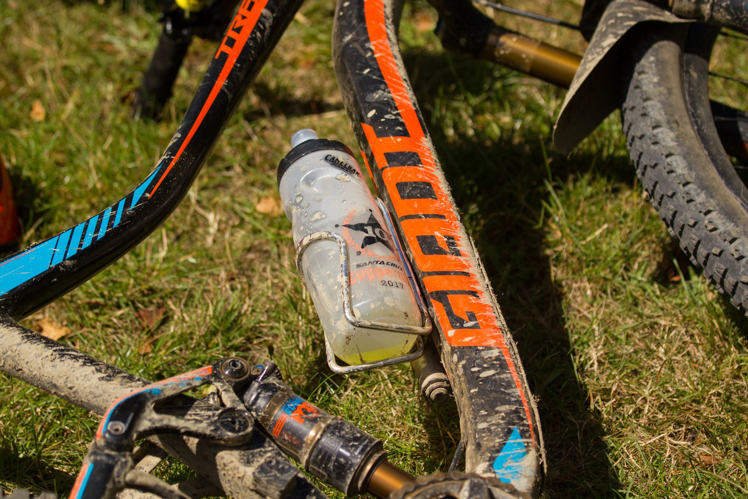 All riders received Camelbak 10th Anniversary water bottles