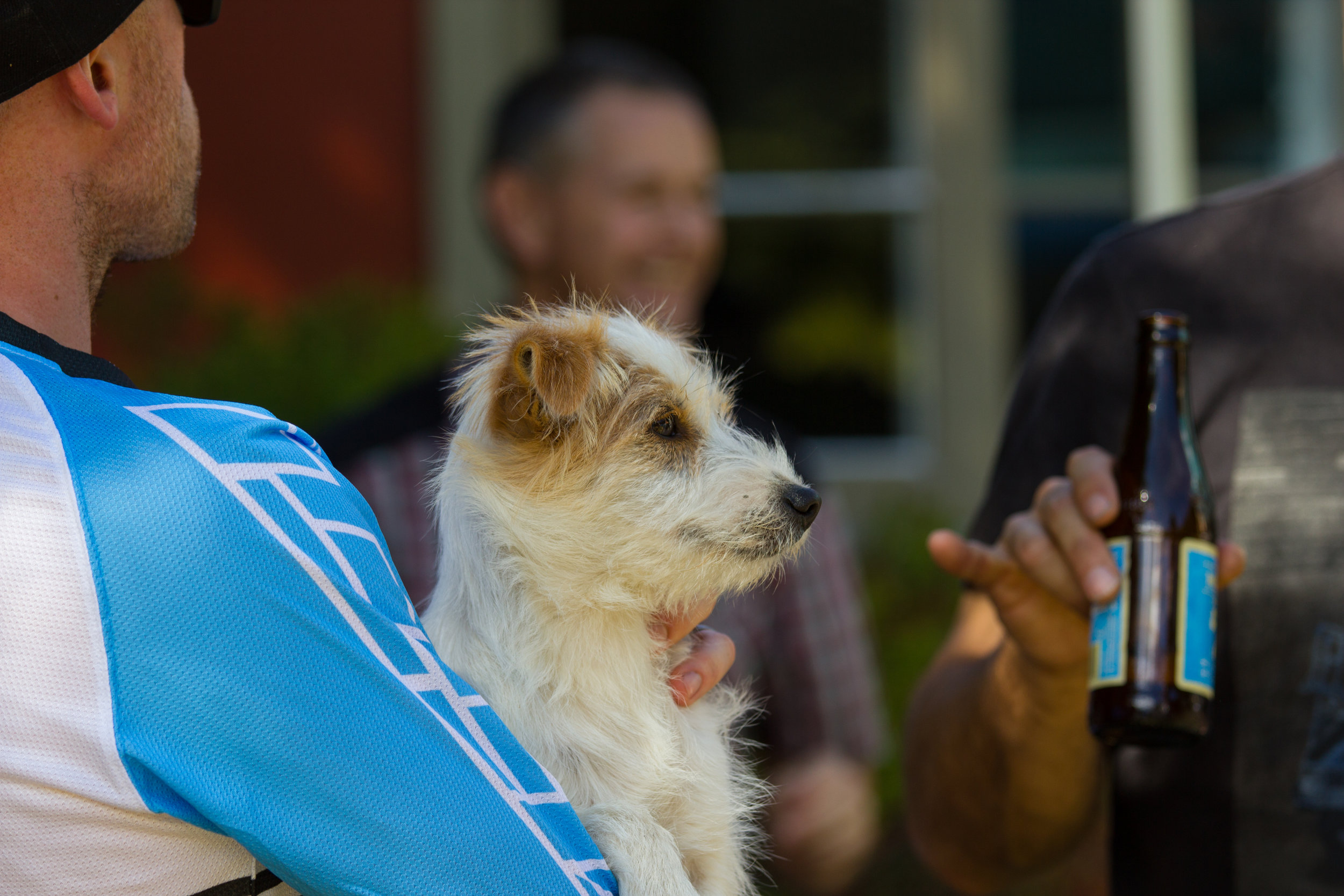Every race needs a cute dog