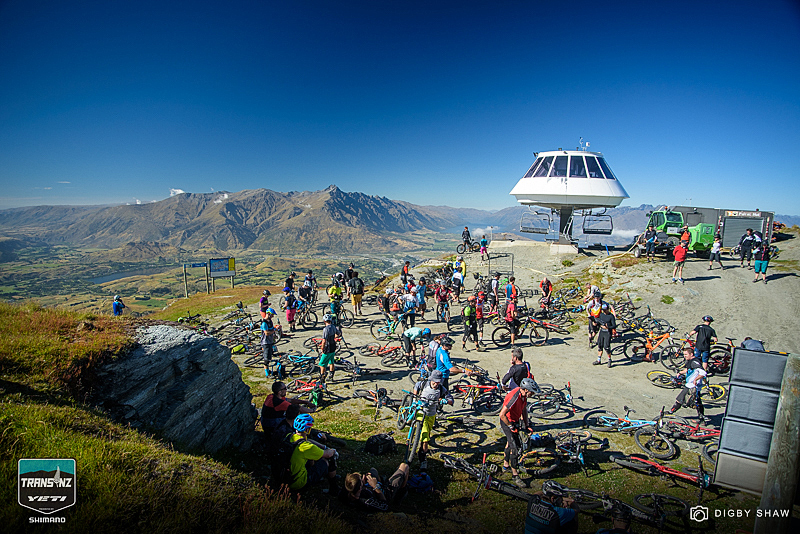 130 riders gather at Coronet Peak lift station ready for stage one