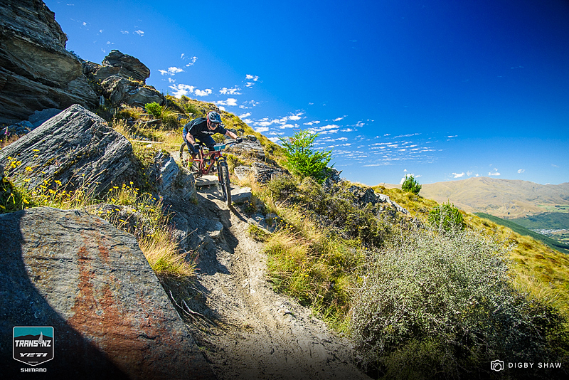 Winding through the rocks, stage four kept you on your toes