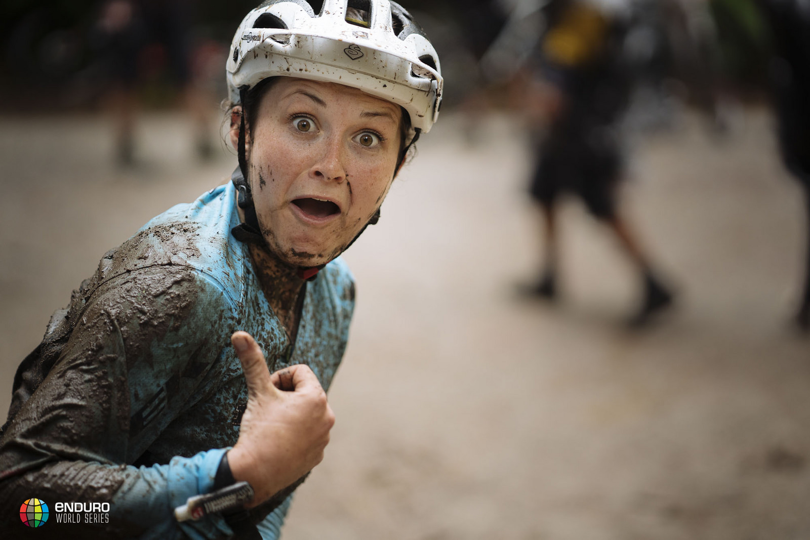 It was safe to say Katy Winton was stoked with her stage win and 5th place overall!
