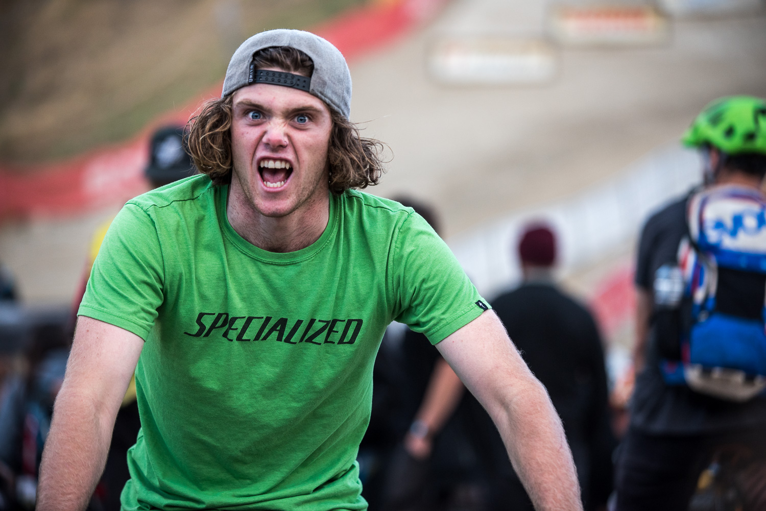 Keegan only got to the third corner of stage one. Oh, what might have been...