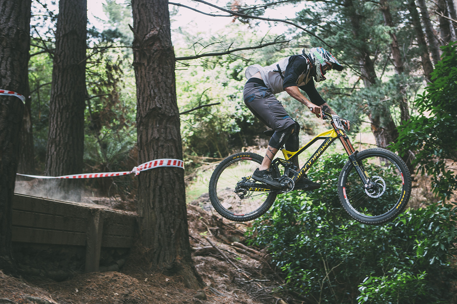 Peter Miller gets sendy on the notorious retaining wall.