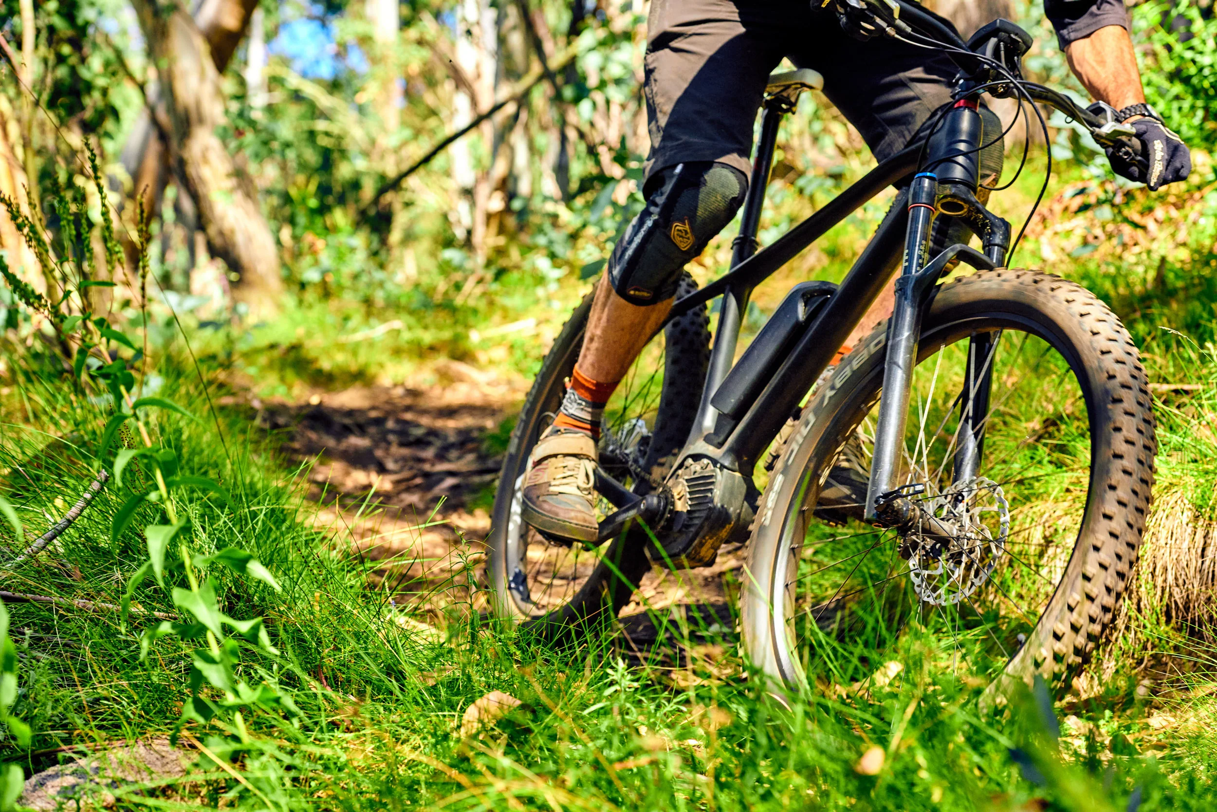 mountain bike trail building
