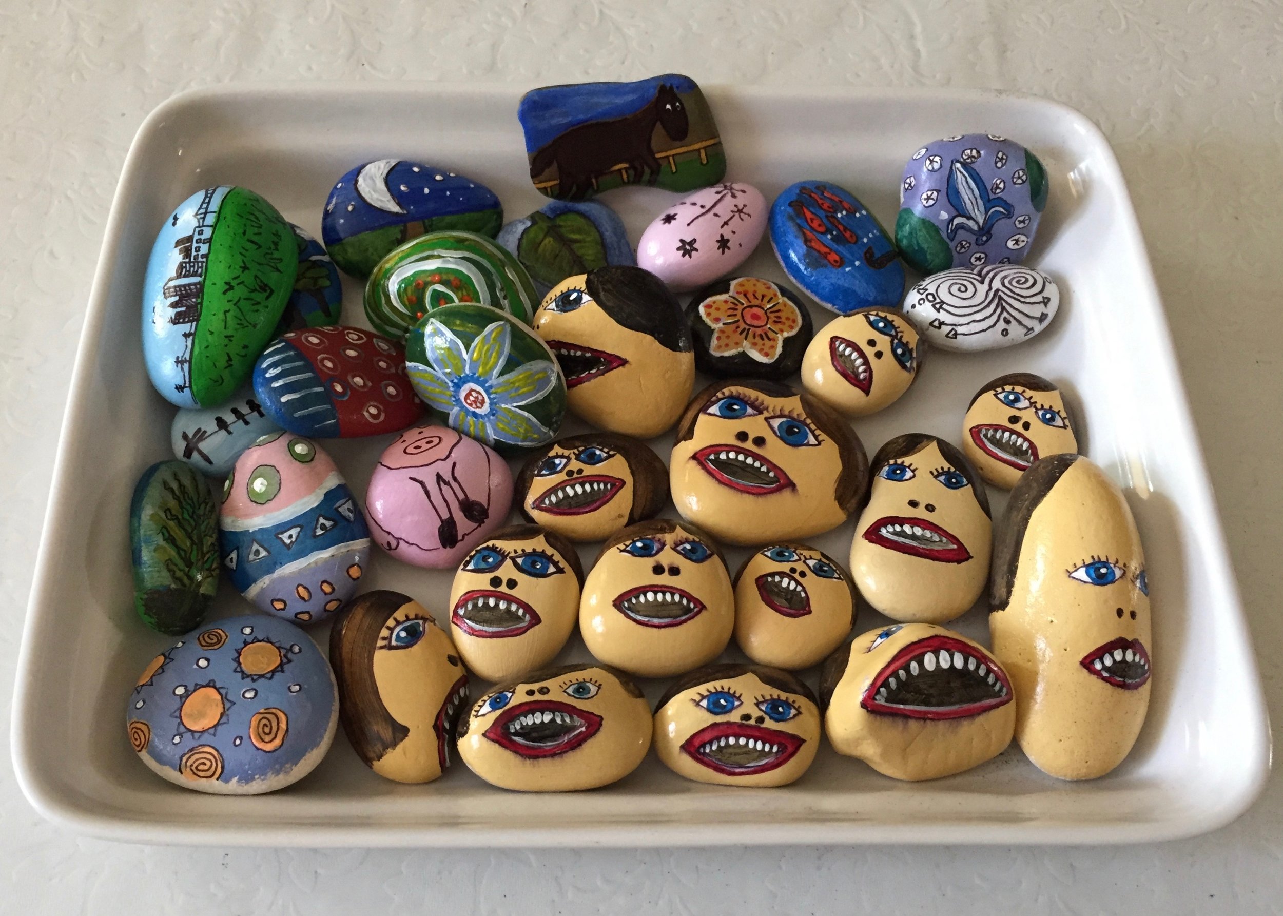day 1: Painted Rocks