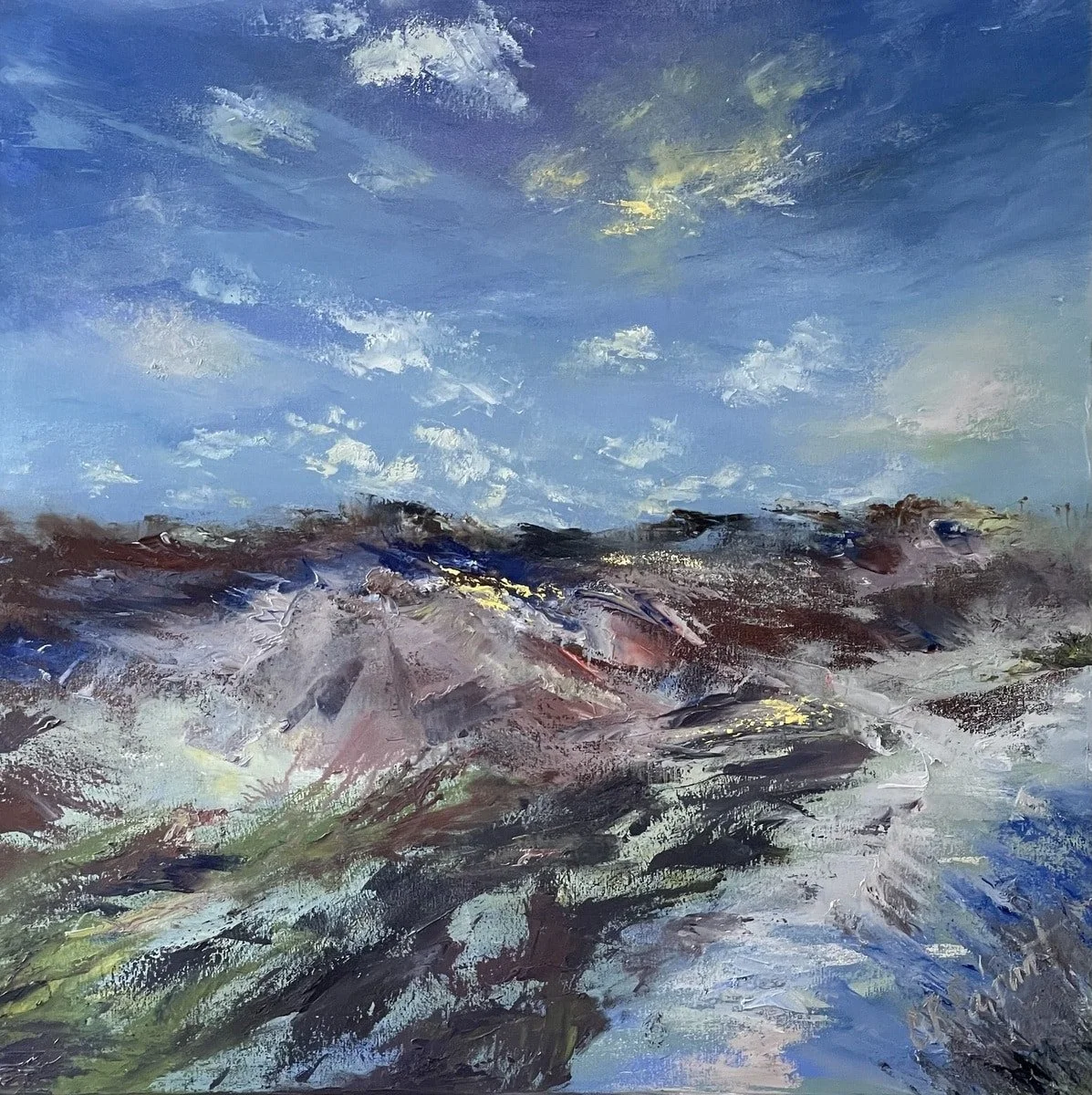 Depth of Perception – Artist Palette, CA, 30" x 30"