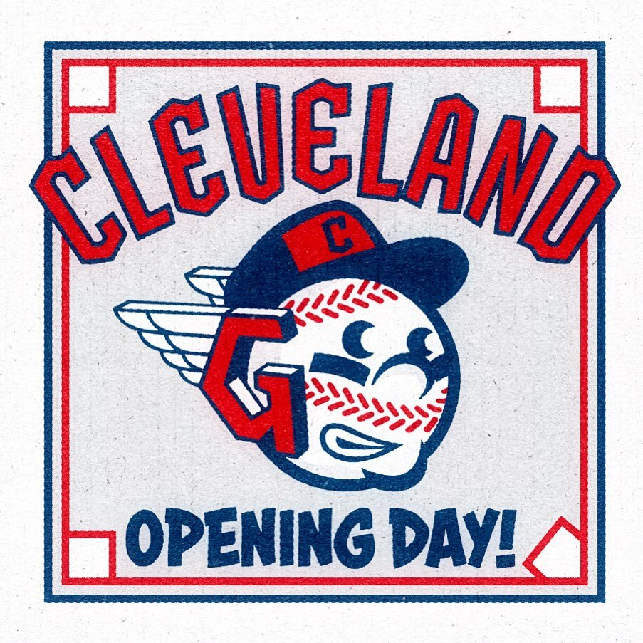 Happy Opening Day!! Let&rsquo;s go Guards!! #clevelandguardians #cleveland #guardians #baseball #openingday #baseball @cleguardians #graphicdesign #design #illustration #openingday2023  #ohio #veteranartist