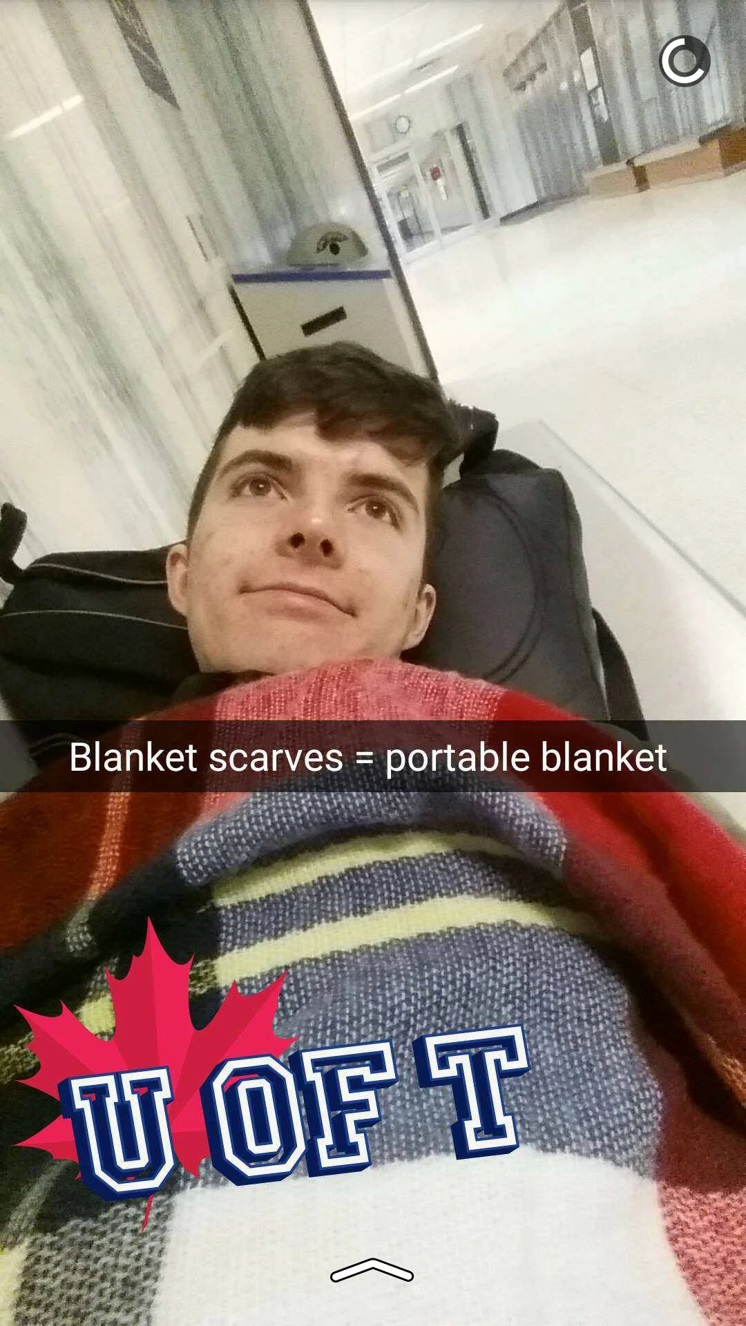 Gavin and his scarf