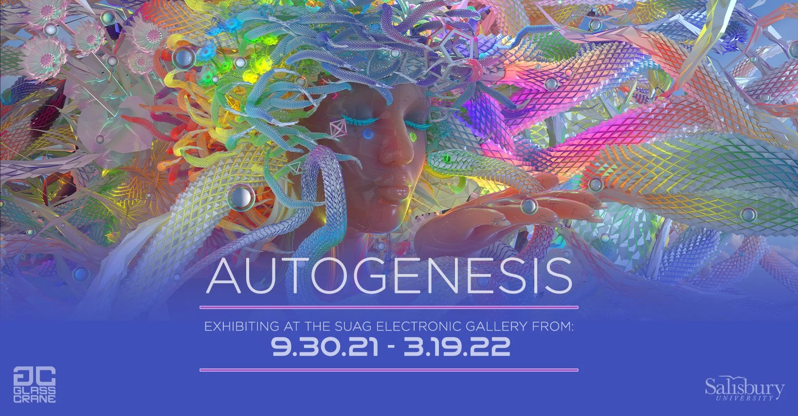 Autogenesis AUTOGENSIS COLLECTION POSTER PRINTS — GLASS CRANE