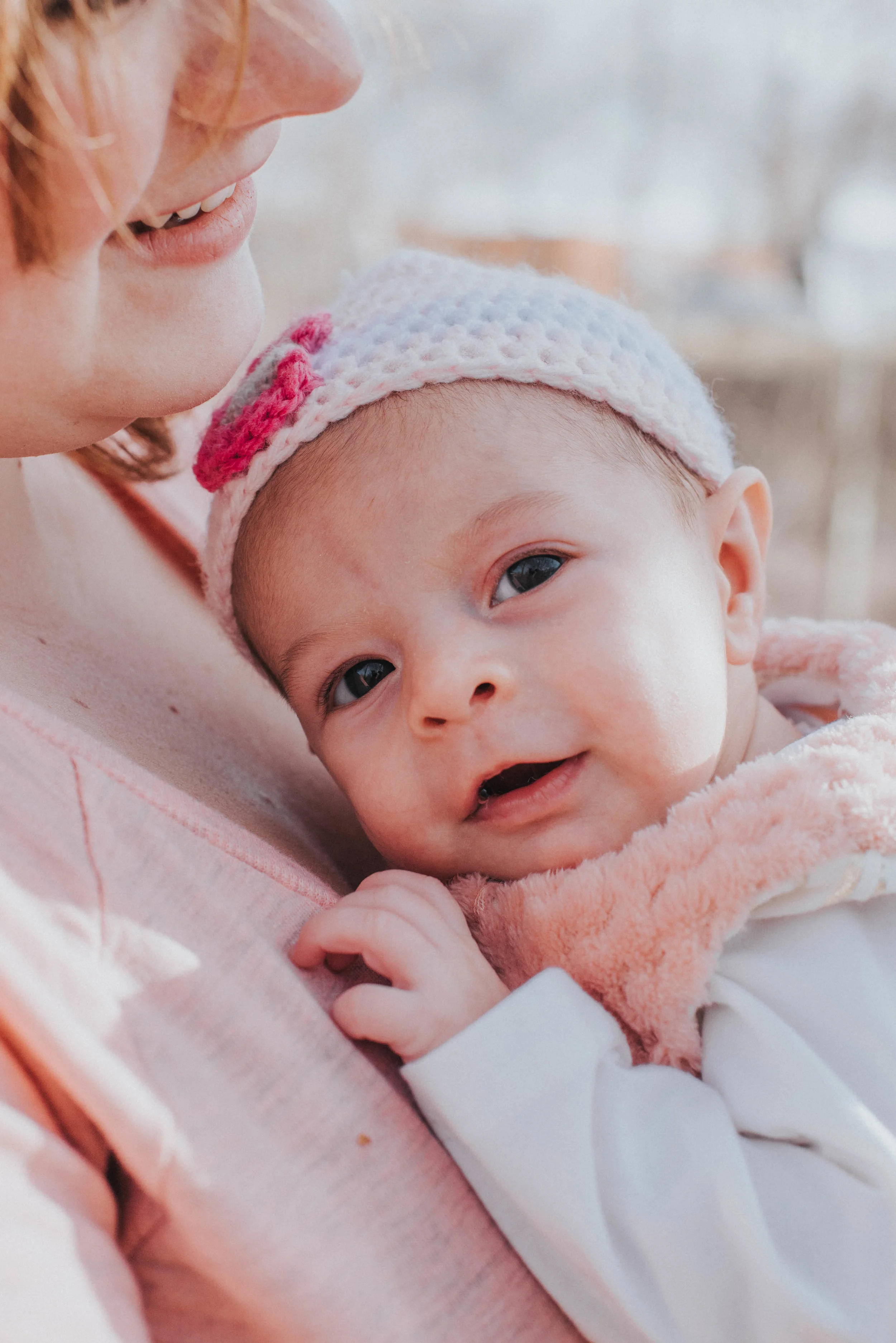 Me and you baby, walk in the footsteps, Build our own family one day at a time. Ten little toes, a painted pink room, our beautiful baby looks just like you...