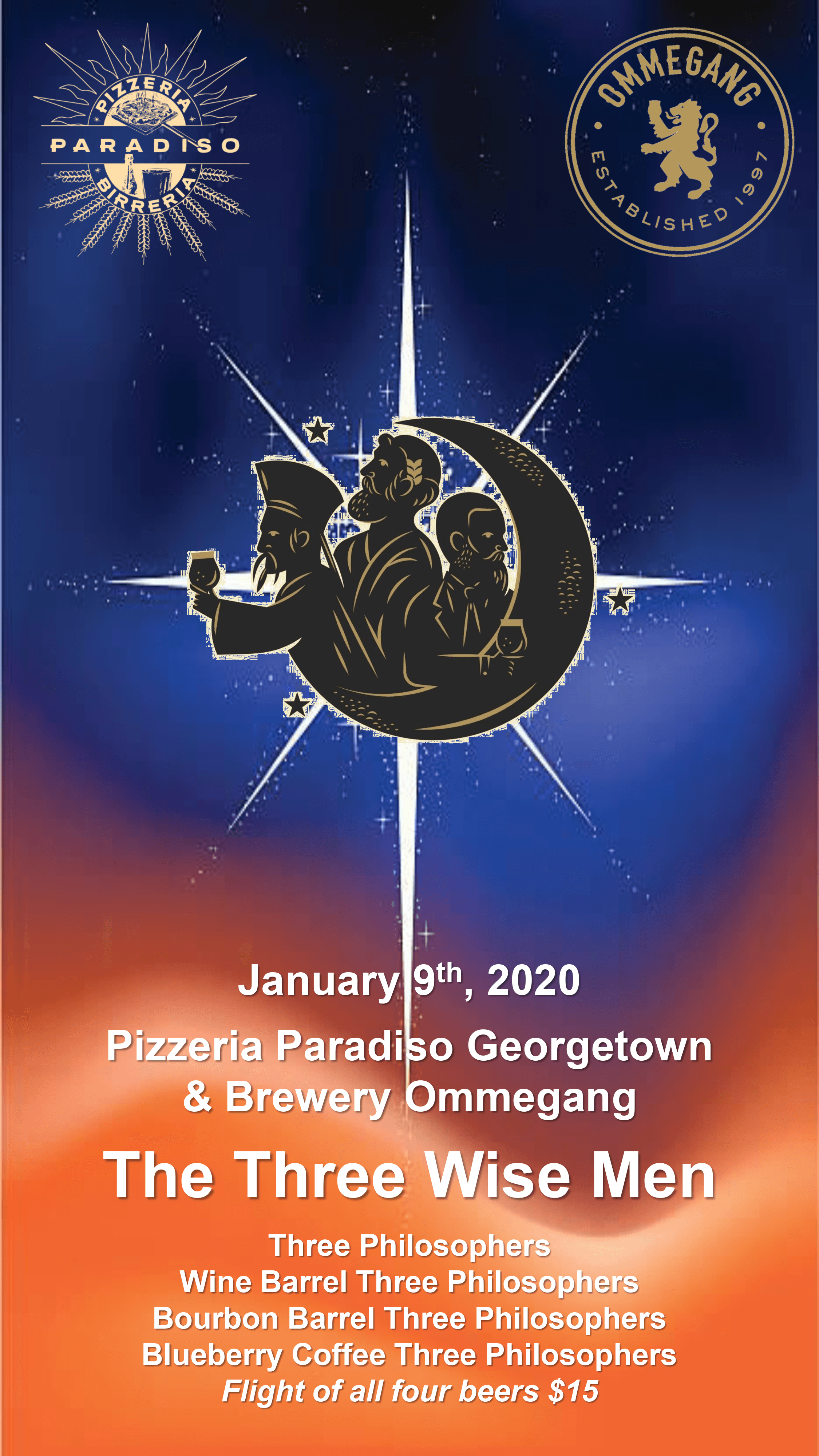 3 Wise Men Pizzeria Paradiso