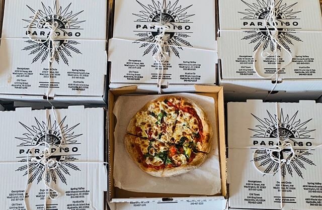 We're thrilled to be able to welcome our guests back to our outdoor patios with the same delicious pizza + newly adopted protocol.
For those who are more comfortable with take away, 🍕 will continue to be available for carry out & delivery (pl