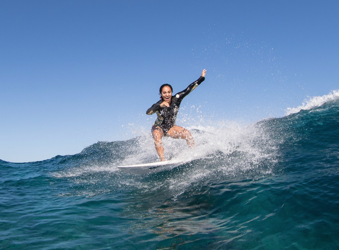 Surfing in Fiji