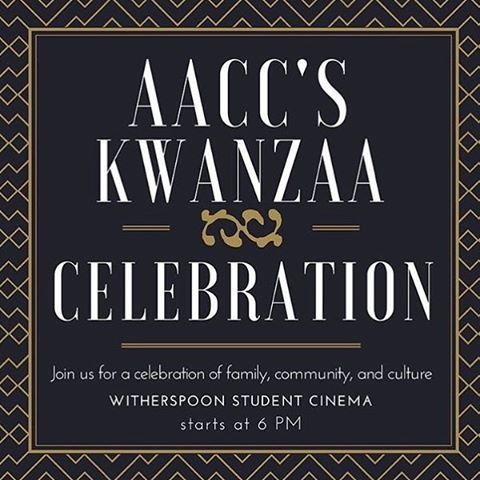 Come out to the AACC's event tonight in the Witherspoon Cinema for a Kwanzaa Celebration! The Movement will also be setup at the reception at 8! Event starts at 6pm #NCSU