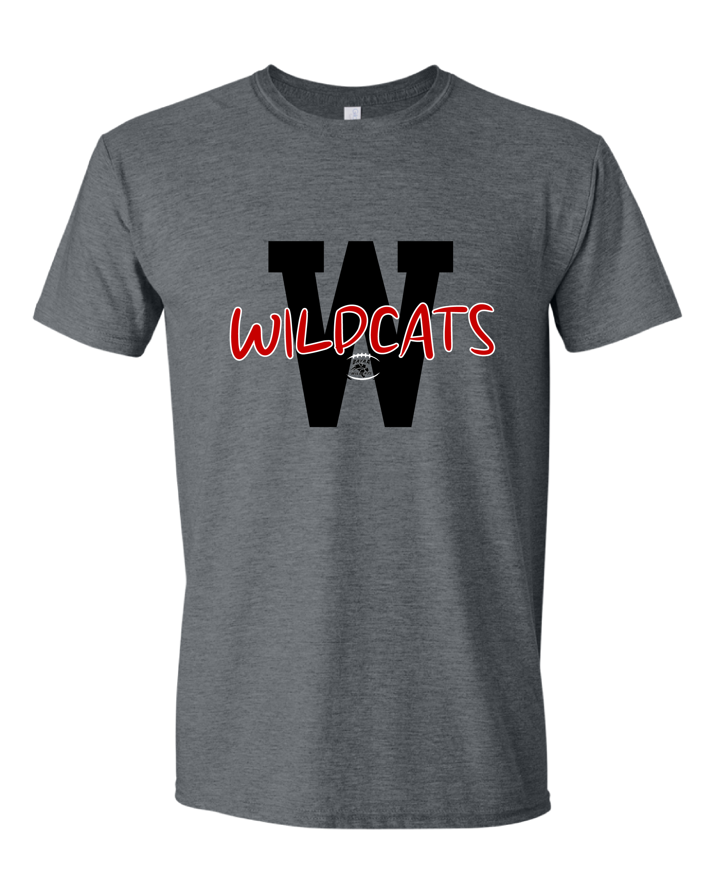 WILDCATS "W" TEE (FRONT ONLY)