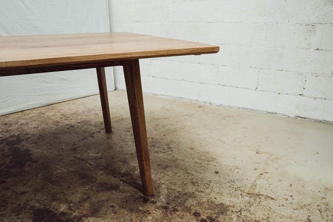 Wooden dining table